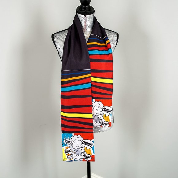 NWOT Pop Art Comic Scarf